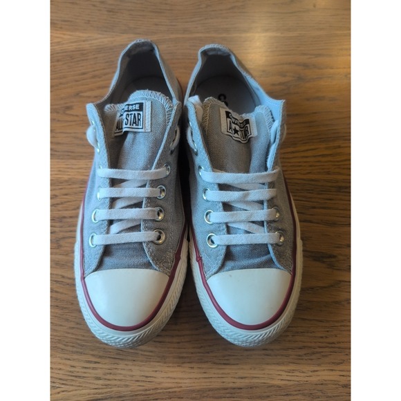 Converse Other - Converse Chuck Gray Canvas Taylor All Star Low Top Women's 6.5 Mens 4.5 Sneaker